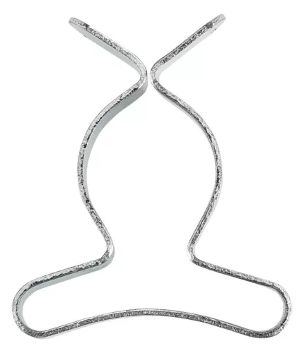 Szerszámtartó klipsz, falra szerelhető, horganyzott acél, átmérő 13mm, 10db