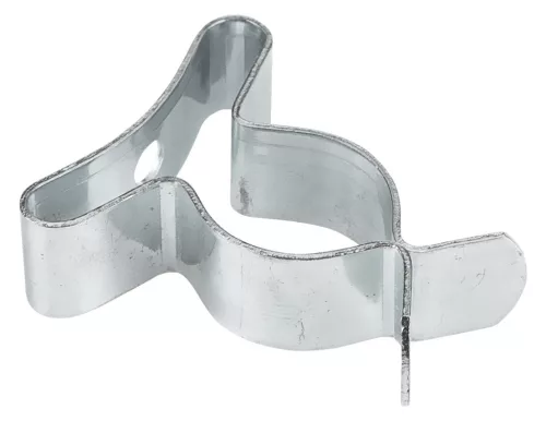 Szerszámtartó klipsz, falra szerelhető, horganyzott acél, átmérő 13mm, 10db