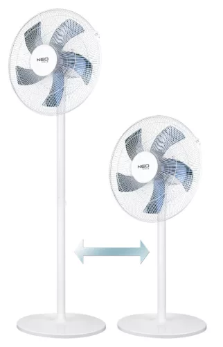 Álló ventilátor 50W, 40cm átmérő, 3 sebesség, oszcillátor