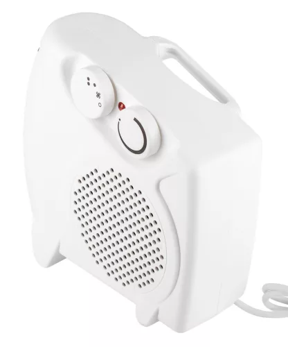 Fűtőventilátor, álló/fekvő, 2 fokozatú, 1000/2000W
