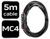 Csatlakozó kábel MC4, 5m