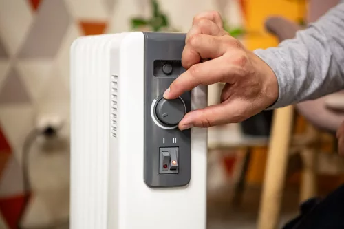 Olajradiátor 7 bordás, 2 fokozatú, 900/1500W