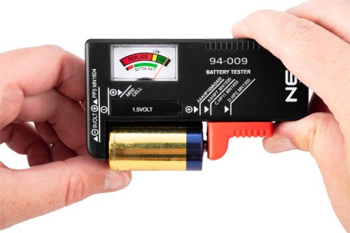 Akkumulátor és elemteszter, 1.5-9V-ig