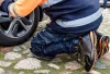 Térdvédő rugalmas TPR párnázat, KAT1, CE