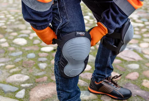 Térdvédő rugalmas TPR párnázat, KAT1, CE