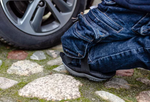 Térdvédő rugalmas TPR párnázat, KAT1, CE