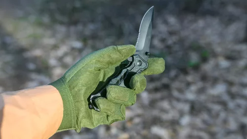 Munkakesztyű taktikai kesztyű szintetikus bőr, 10"
