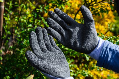 Munkakesztyű latex bevonatú pamut poliészterrel, 2143x, 8", min. rendelés: 5pár