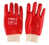 Munkakesztyű, pamut,vegyszerálló, PVC bevonattal, 3121X, 10"