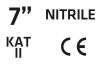 Kertész kesztyű, nitril bevonat, virágmintás, 4131X, 7", légáteresztő felsőrész