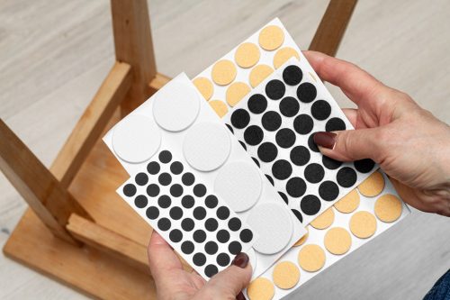 Bútorláb filc és szivacs készlet, öntapadós, EVA hab, 124db