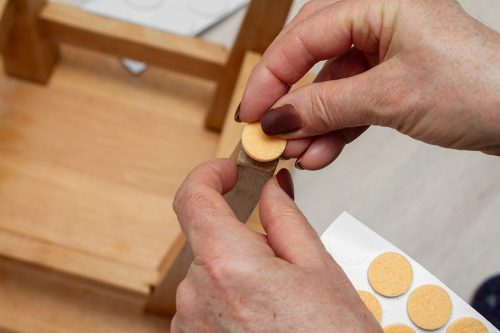 Bútorláb filc és szivacs készlet, öntapadós, EVA hab, 124db