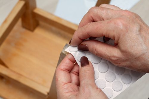 Bútorláb filc és szivacs készlet, öntapadós, EVA hab, 124db