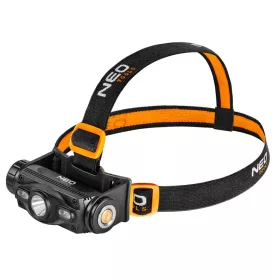   Fejlámpa + zseblámpa 2az1-ben, tölthető, USB 1000lum, CREE LED, 10W