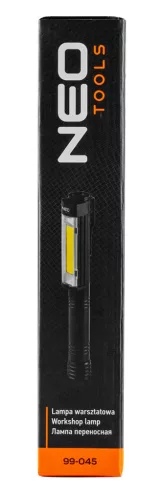 Műhely-vizsgálólámpa, elemes 3xAA, 4W, 400lum COB LED