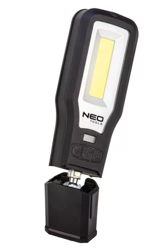 Akkus műhely-vizsgálólámpa, tölthető, 550lum COB LED, 10W