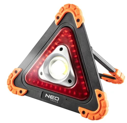 Elemlámpa és világító elakadásjelző, 2az1-ben, 10W, 800lum COB LED
