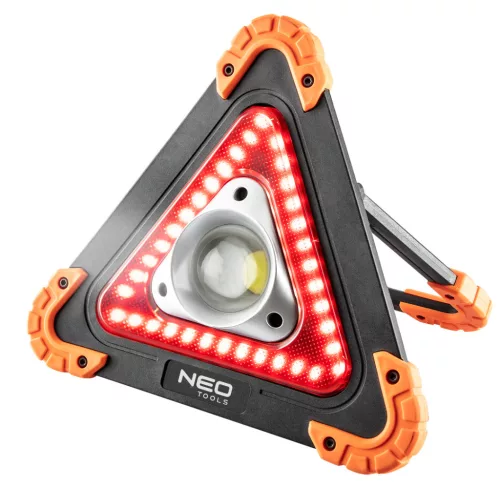 Elemlámpa és világító elakadásjelző, 2az1-ben, 10W, 800lum COB LED