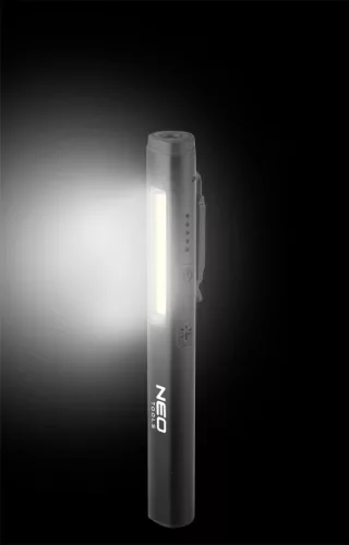 Akkus műhely-vizsgálólámpa, lézer, UV, tölthető, 450lum COB LED, 10W