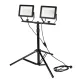 Reflektor állványos 230V/2x100W, 17000lum, smd LED, max. 1.8m