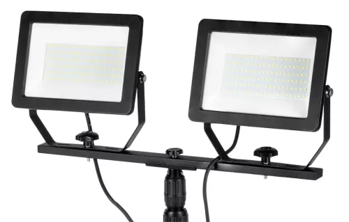 Reflektor állványos 230V/2x100W, 17000lum, smd LED, max. 1.8m