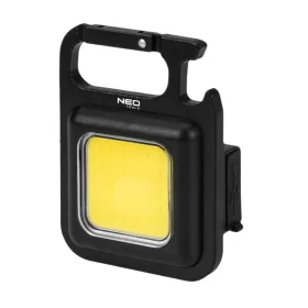   Kulcstartó lámpa, COB LED, akkumulátor, palacknyitóval és mágnessel