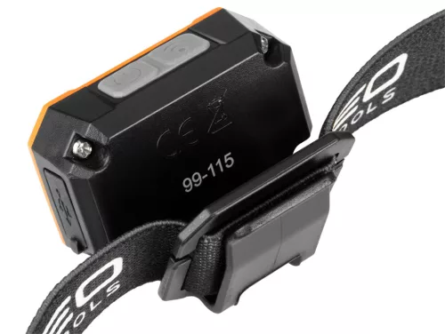 Fejlámpa kínálódobozban, tölthető, mozgásérzékelős, 500lum fényerő, COB LED, rendelési egység: 12db