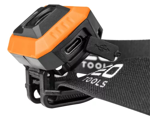 Fejlámpa kínálódobozban, tölthető, mozgásérzékelős, 500lum fényerő, COB LED, rendelési egység: 12db