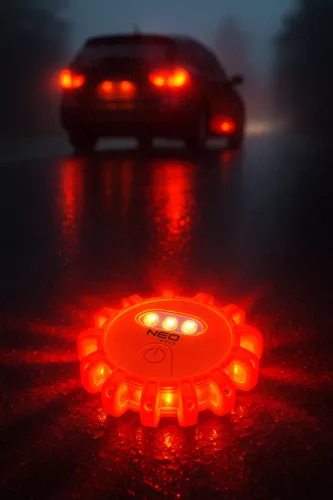 Elakadásjelző lámpa, 12+3 LED, 5 világítási funkció