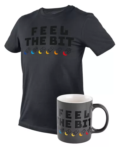 Bögre 330ml, Feel The Bit